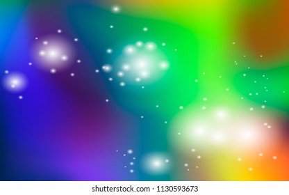 abstract and magical color background vector art