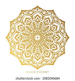 abstract magnificent mandala art wealth, abundance, prosperity circular vector design