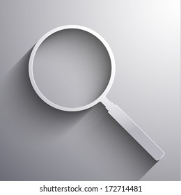 Abstract Magnifying Glass Sign Eps10 Vector Stock Vector (Royalty Free ...