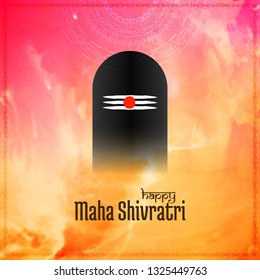 Abstract Mahashivratri festival greeting background