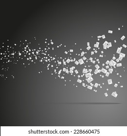 Abstract mail background. Eps 10.