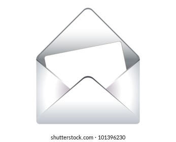 abstract mail icon vector illustration
