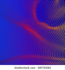 Abstract mail waves - - vector illustration 