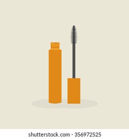 Abstract makeup object on a light background