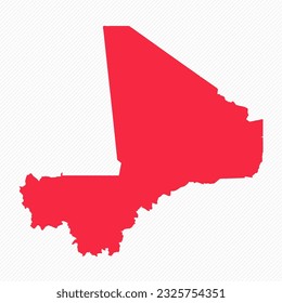 Abstract Mali Simple Map Background, can be used for business designs, presentation designs or any suitable designs.