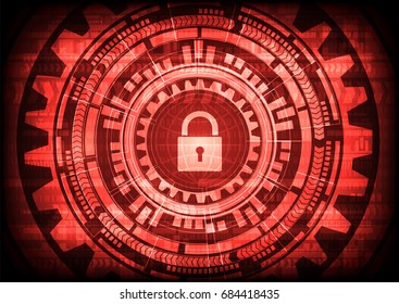 Abstract Malware Ransomware virus encrypted files with keypad globe binary bit background. Vector illustration cybercrime and cyber security concept.
