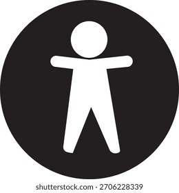 Abstract man icon image vector design, perfect for sign icon