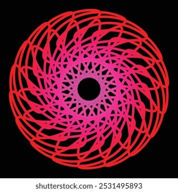 abstrato mandala arte esboço circular projeto básico espiritual elemento redondo