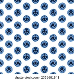 Abstrakter Mandala Kunstmuster und geometrischer Ornamente Hintergrund.