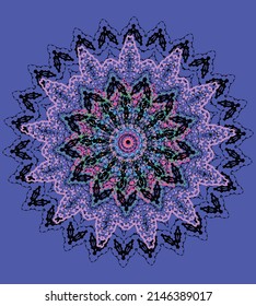 abstrakte Mandala, Hintergrund, Vektorgrafik