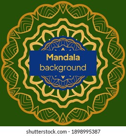 Abstract mandala background. Flower vector illustration