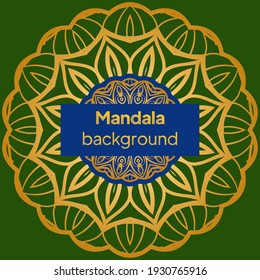 Abstract mandala background. Flower vector illustration