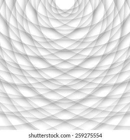 Abstract Mandala Background - Vector, geometrical, 3d shadows. Flower like, circular design. 