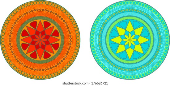 Abstract mandala design