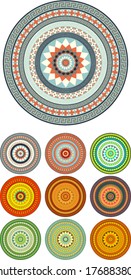 Abstract mandala design