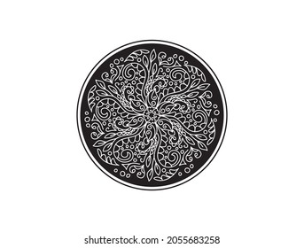 abstract mandala design inspiration and template