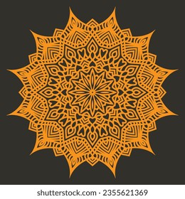  Abstract Mandala Design Vector Backgroun