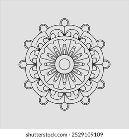 Abstract Mandala design vector illustration