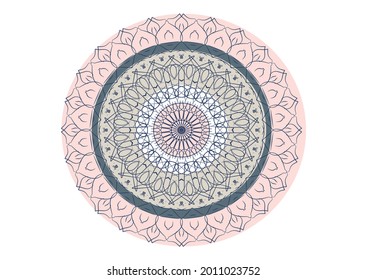 Resumen del arte de la flor mandala vector ep01