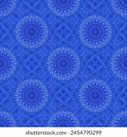 Abstract mandala garden pattern - floral bohemian geometrical vector background graphic design