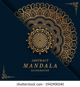 abstract mandala with gorgeous arabesque pattern style background for cover, card, print, poster, brochure, banner
