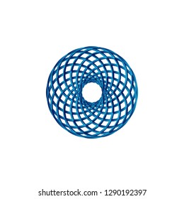 Abstract mandala icon graphic design template vector isolated