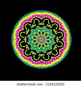 abstract mandala illustration background art