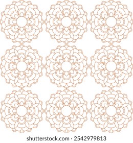 Abstraktes Mandala für gedankliche Kunst