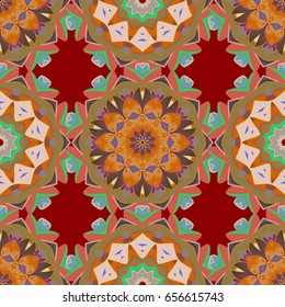 Abstract Mandala on a background. Vector illustration.