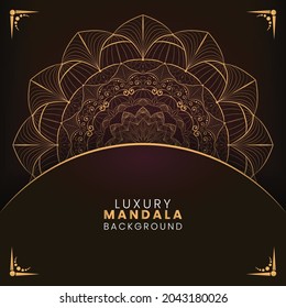 abstract mandala ornament background design