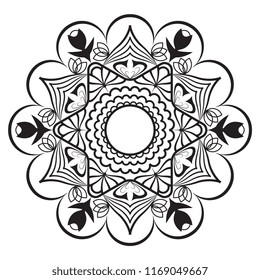 abstract mandala ornament vector patterns 