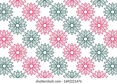 Abstract Mandala Pattern Background Design