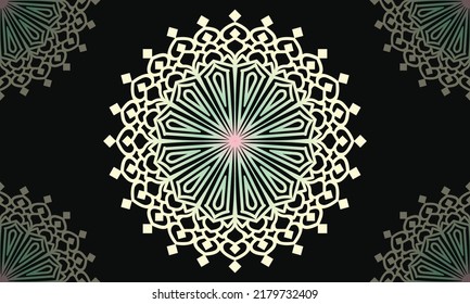 abstract mandala pattern background design. Luxury ornamental mandala design. 