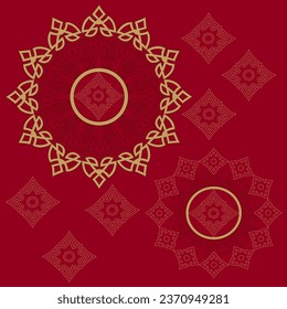 Abstract mandala pattern, blooming koleidoscope theme. Great for corporate, business and decoration