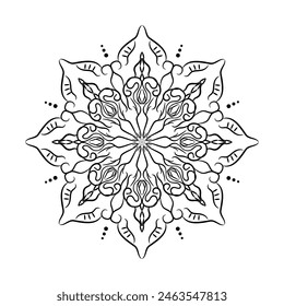 Abstract mandala patterns for wallpaper, poster, cover, card, banner, brochure, print . Oriental motif style, vector illustration.