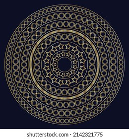 mandala abstracta y fondo de textura 