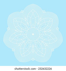 Abstract Mandala Yoga Pattern