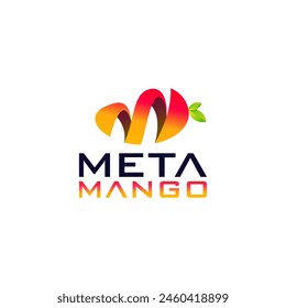 Abstract mango logo vector design