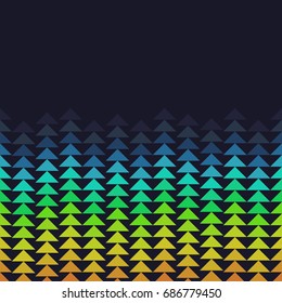 abstract many triangle gradient colors and empty place background