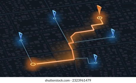 Abstract Map Background. Colorful abstract lines and geometric shapes for dynamic cartographic texture. for web design, presentations, and advertising projects. Vector illustration.