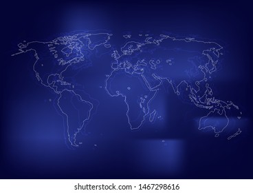 Abstract map background vector wallpaper 