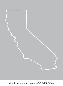 abstract map of California