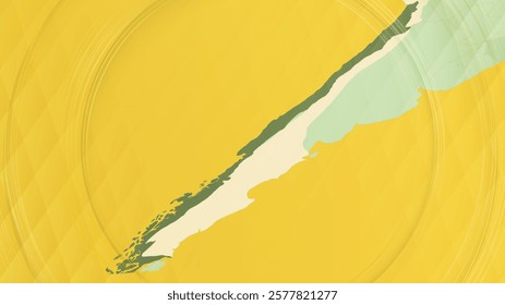 Abstract Map of Chile and Surrounding Regions with Circular Patterns. Vibrant Abstract Map.