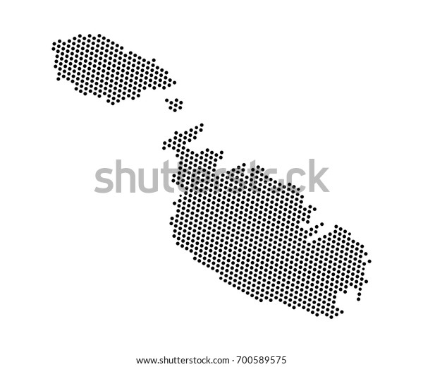 マルタのドット惑星 線 グローバルな世界地図のハーフトーンコンセプトの抽象地図 ベクターイラストeps10 のベクター画像素材 ロイヤリティフリー