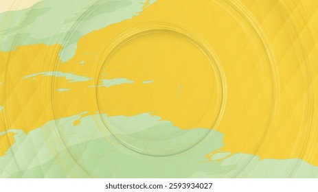 Abstract Map of Saint Vincent and the Grenadines and Surrounding Regions with Circular Patterns. Vibrant Abstract Map.