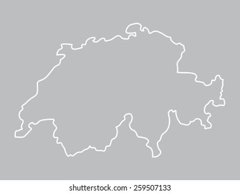 abstract map of Switzerland