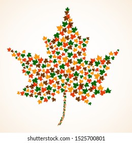 Abstract maple leafs for your design
