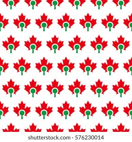 Abstract maple pattern background