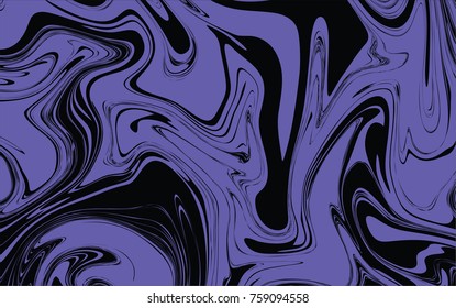 Abstract marble art texture on black background,vector, ornamental backdrop. Design element for prints,decor, textile,web,arts.