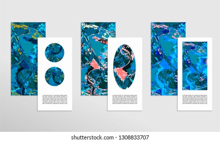 The abstract marble background. It can be used for posters, cards, flyers, brochures, magazines and any kind of cover. EPS 10